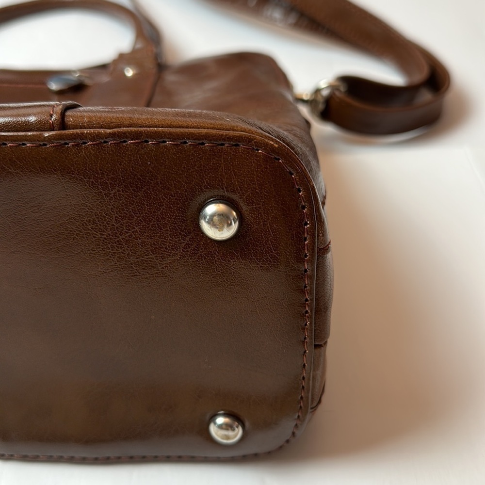 Ashwood Brown Leather Gina Bridge Tote Satchel Bag - Picture 7 of 16